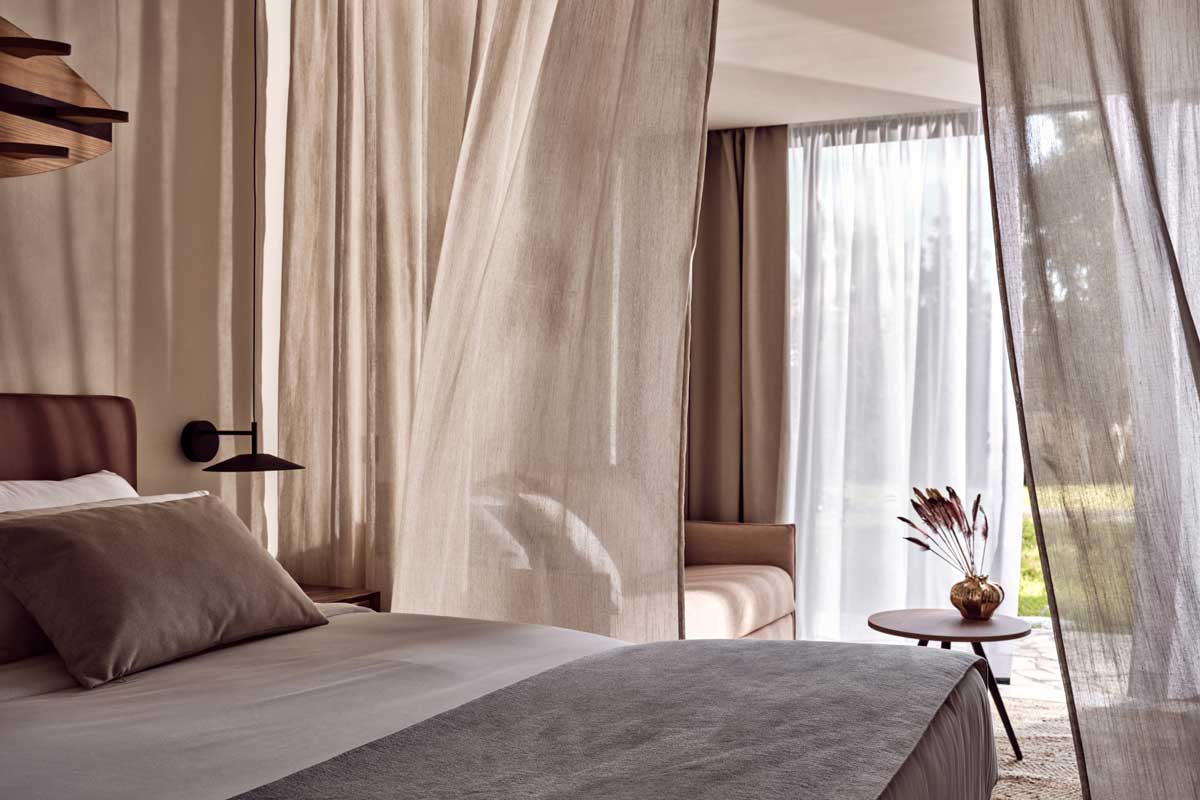 Hotel Aulūs Zante, Grand Tropical Cozy Suite-Schlafraum